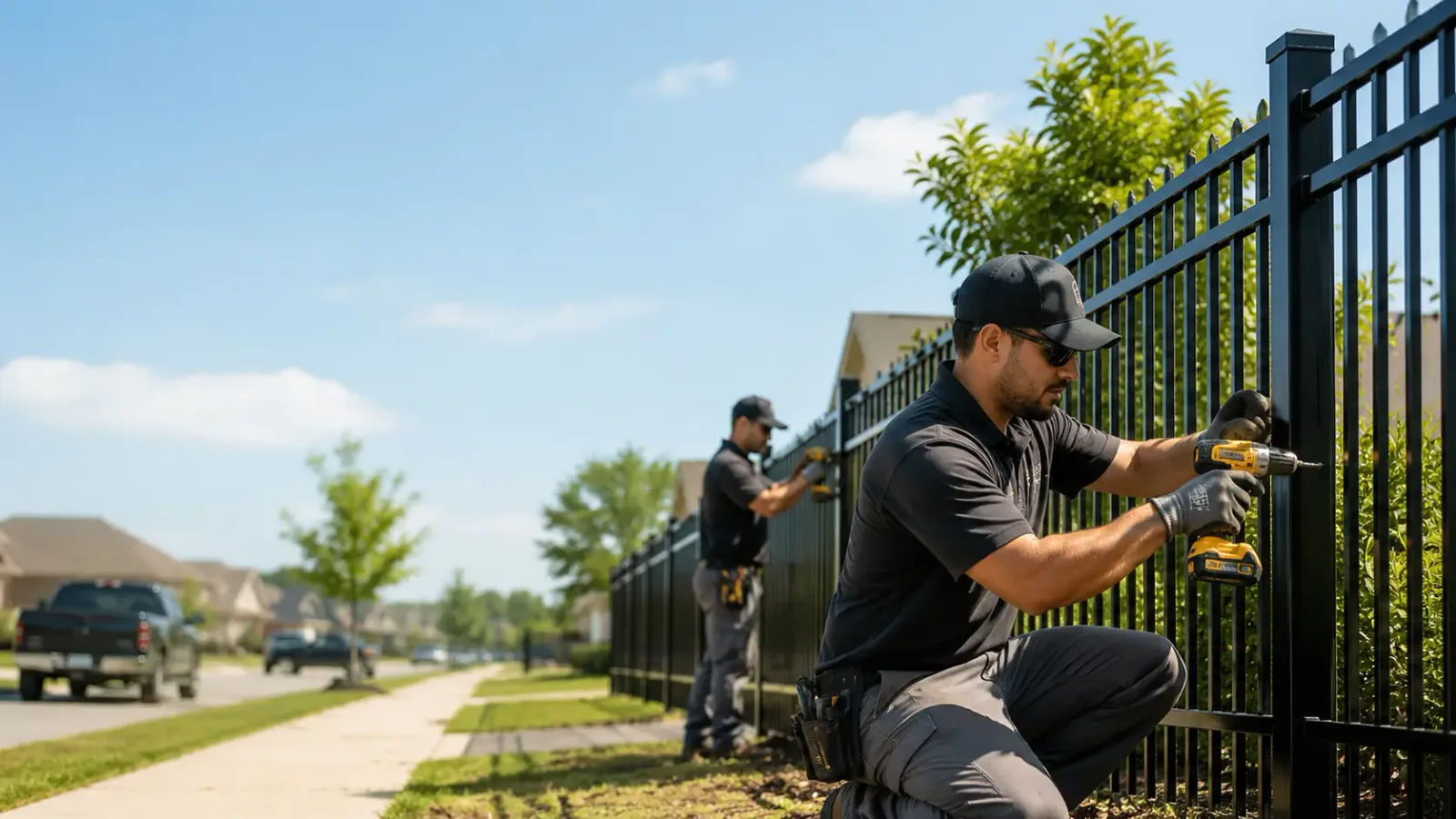 Metal Fence Installation in Weston, OH
